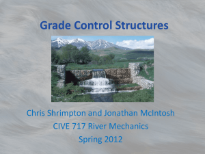 Grade Control Structures