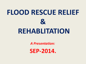 Relief and Rehabilitation : Presentation