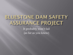 Bluestone Dam Safety Assurance Project
