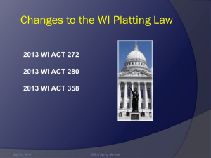 2014 Platting Law Changes