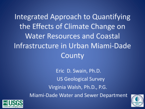 Swain & Walsh - Southeast Florida Regional Climate Compact