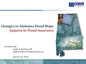 Alabama Flood Map Changes - Gulf of Mexico Coastal Training