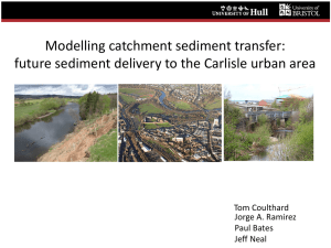 Modelling catchment sediment transfer