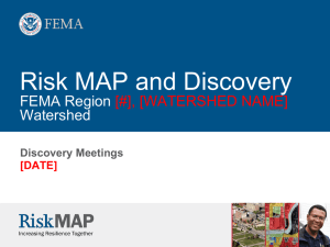 Risk MAP Discovery Meeting - Starr
