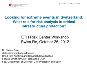 Stefan Brem, Looking for extreme events in Switzerland