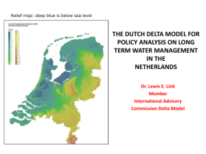 Netherlands Analysis for Adaptation to Long Term Climate Change