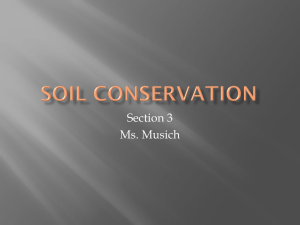 Soil Conservation