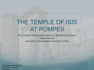 Kelly Guerrieri - The cult of Isis in Pompeii, 9:40
