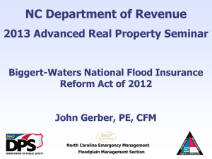 North Carolina Emergency Management Floodplain Management