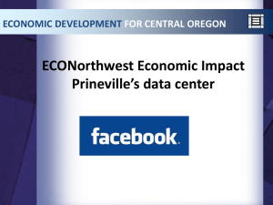 ECONorthwest Economic Impact Prineville`s data center