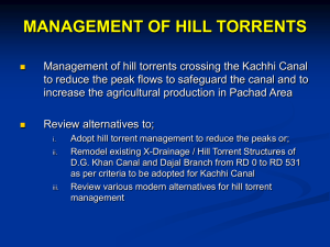 Kaha Hill Torrent Development Project