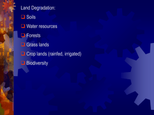 objectives of watershed management
