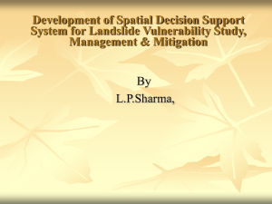 Development of Spatial Decision Support System for