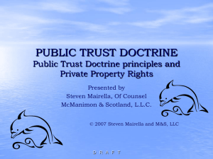 Public Trust Doctrine Presentation
