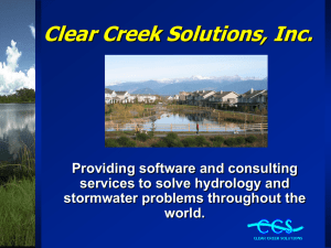CCSIntro - Clear Creek Solutions