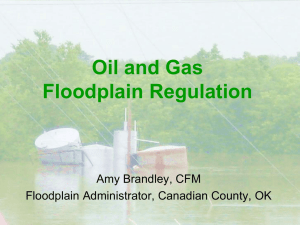 Oil and Gas Floodplain Regulation file