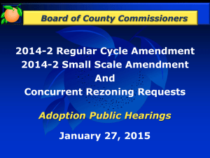Public Hearing 2014-2 Comprehensive Plan AmendmentsXX-XX-XXX