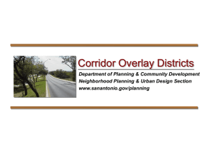 Corridor Overlay Districts