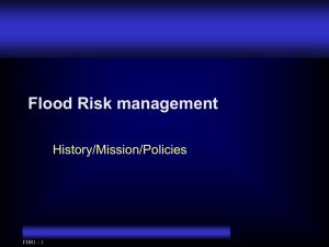 Flood Risk management