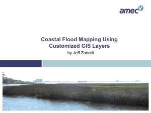 Coastal Flood Mapping Using Customized GIS Layers