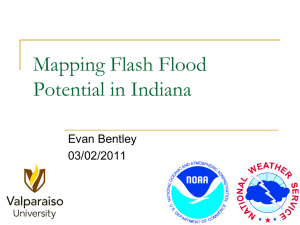 Mapping Flash Flood Potential in Indiana