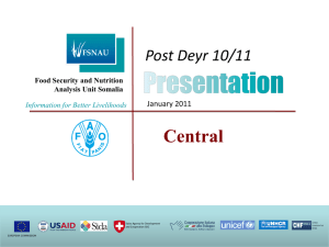 Post Deyr 2010/2011 - Central Regional presentation