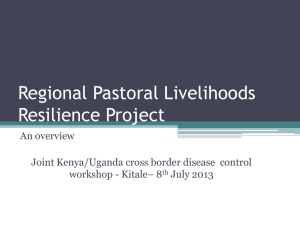 Regional Pastoral Livelihoods Resilience Project