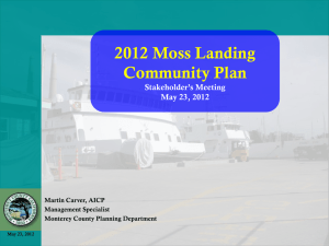 2012 Moss Landing Community Plan