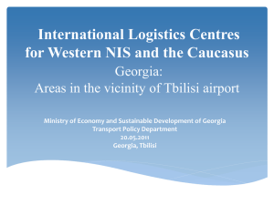 International Logistics Centres for Western NIS and the Caucasus