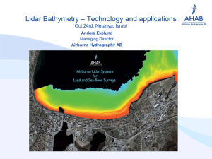 Lidar bathymetry - technology and applications