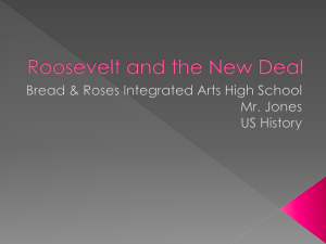 PowerPoint: Roosevelt and the New Deal