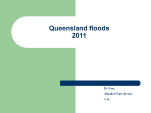 Queensland floods - Mrs Mac`s Library