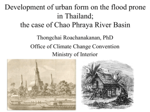 the case of Chao Phraya River Basin