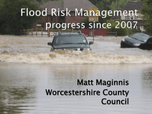 Long history of flooding in Worcestershire