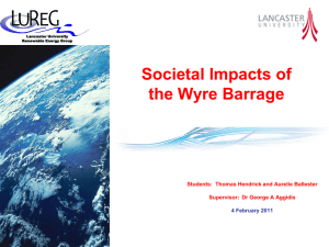 Project Presentation Societal Impacts – Feb 2011
