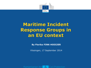 Dr. Florika Fink Hooijer - maritime incident response group