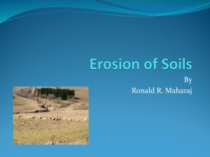 Erosion of Soils - KCPE-KCSE