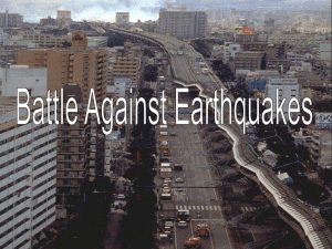 Battle Against Earthquakes