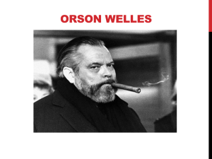 Orson Welles - Alliance Gertz