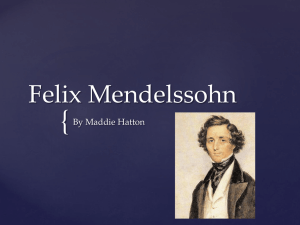 Feliz Mendelssohn