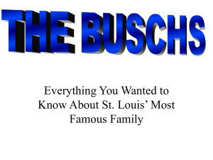 Adolphus Busch - Mr. Chazen`s Neighborhood