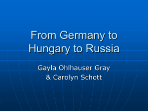 From Germany to Hungary to Russia
