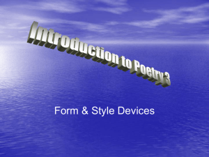 Introduction to Poetry 3