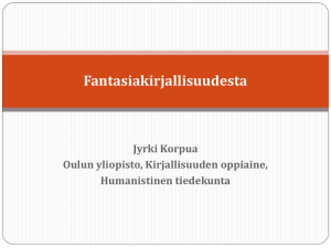 Mitä on fantasia?