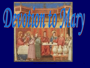 Devotion to Mary