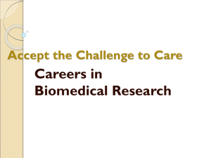 Careers in Biomedical Research