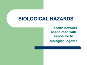 BIOLOGICAL HAZARDS - Health and Human Services