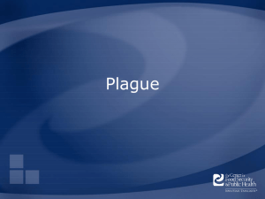 Plague Presentation - The Center for Food Security and Public Health