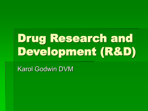 Drug Research and Development (R&D)