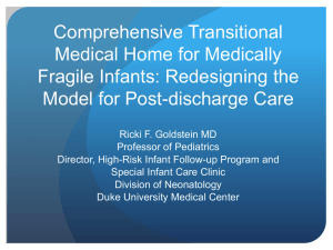 Comprehensive Transitional Medical Home for